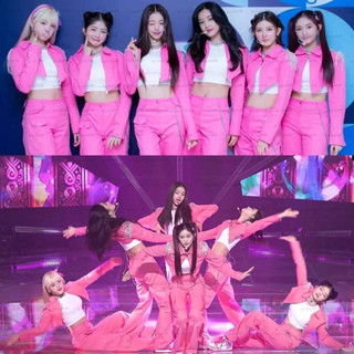 新款舞蹈服ive韓國女團同款表演服女學生爵士舞街舞打歌服張元英