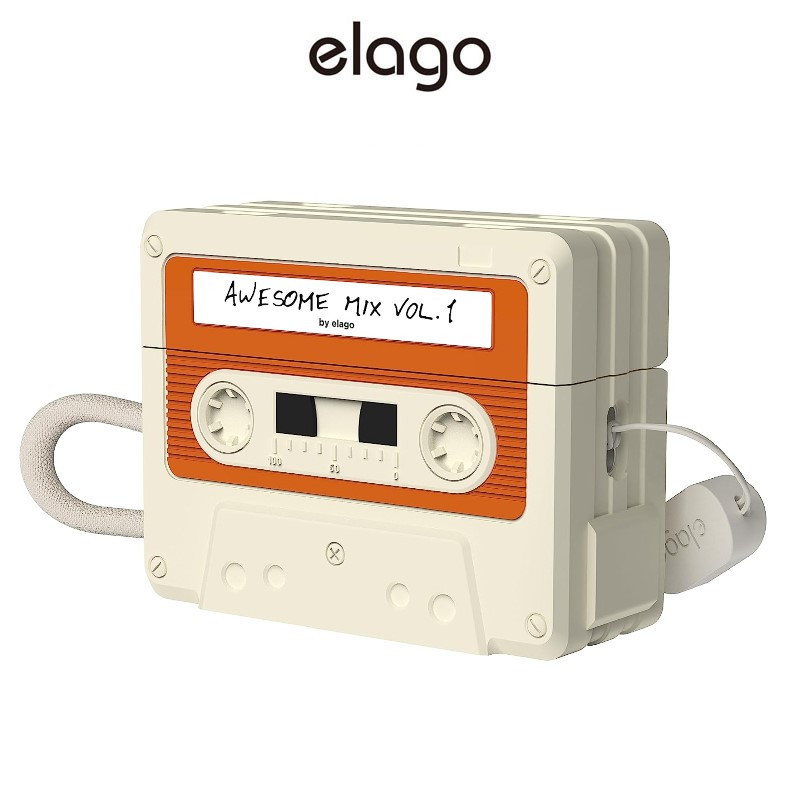 ♞[elago] 盒式磁帶Cassette Tape Airpods Pro2 保護殼(適用 Airpods Pro 2
