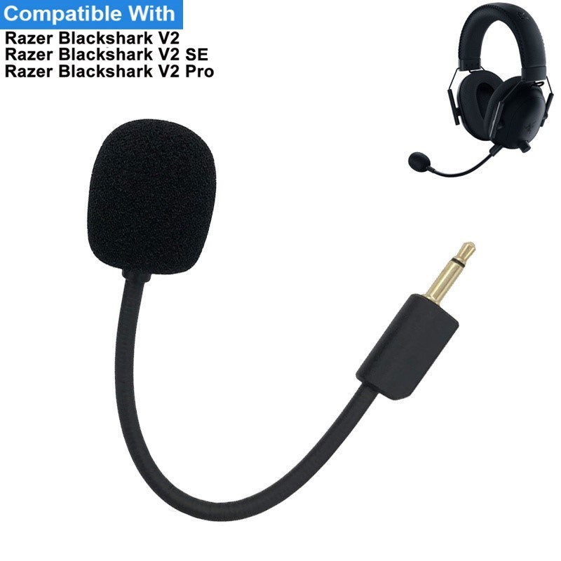 Razer BlackShark V2 / V2 SE / V2 Pro 遊戲耳機耳機配件的替換遊戲麥克風 3.5 毫米