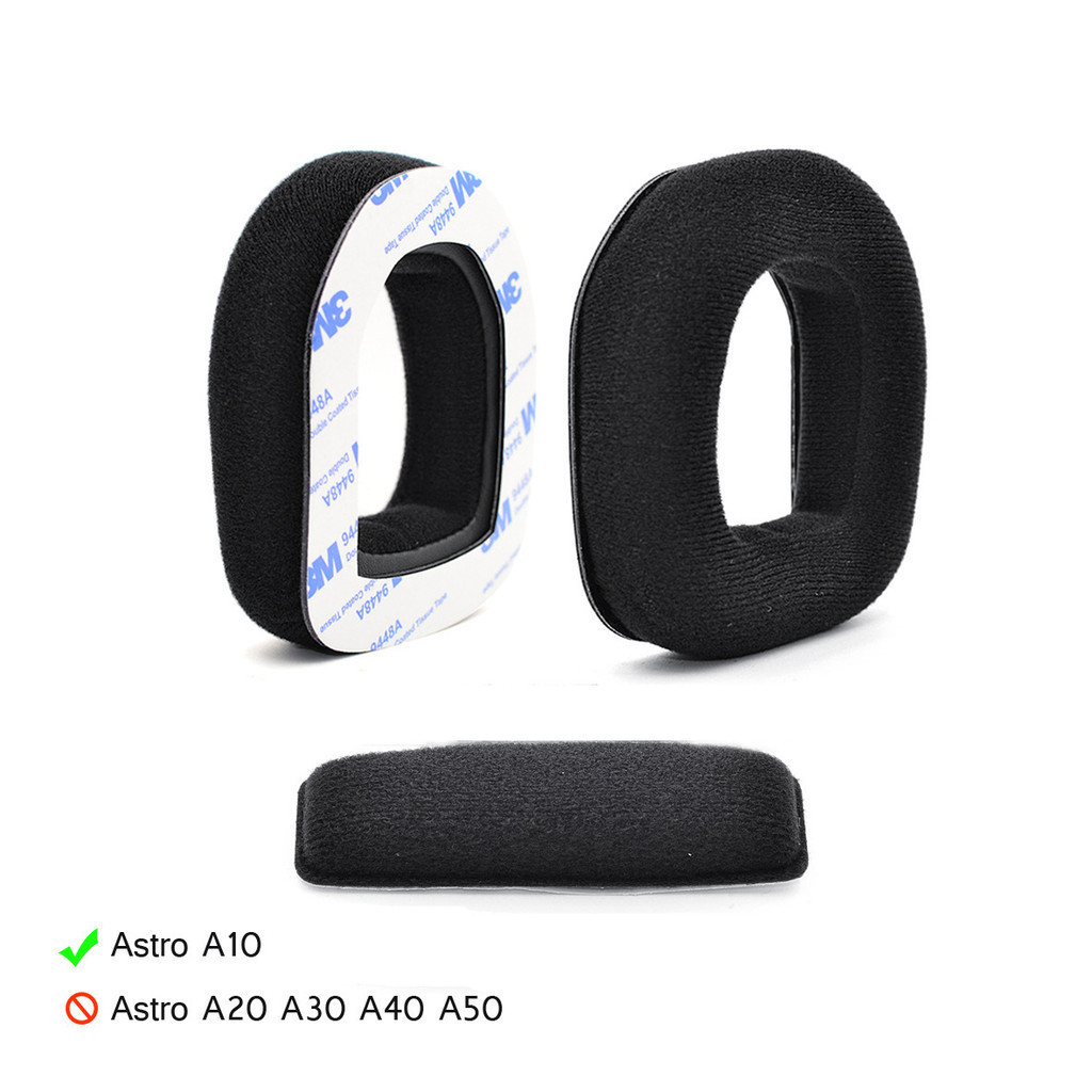 適用於羅技ASTRO A10絨布記憶海綿耳機套 耳機耳套耳機維修耳罩