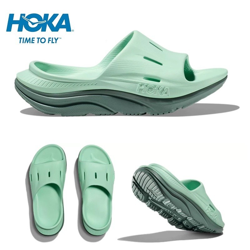 Hoka ONE ONE ORDA RECOVERY SLIDE 3新款男女EVA橡膠防水拖鞋ORDA舒緩拖鞋3運動