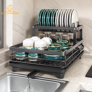 簡約廚房置物架多層收納用品碗盤架子家用瀝水架小型收納架碗碟架