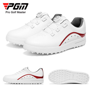 【PGM】高爾夫球鞋女士旋扣款防水炫彩亮片星星golf運動鞋白色鞋XZ310 MRUIE