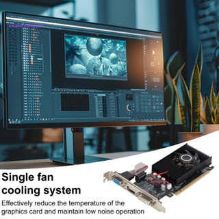 ♞,♘[SFA] 遊戲顯示卡高性能 2gb Ddr3 顯示卡,用於遊戲單風扇冷卻系統 Dvi 輸出低功耗 Gpu 64 位
