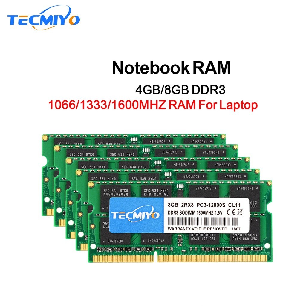 ♞全新 DDR3 4GB / 8GB 1066MHz 1333MHz 1600MHz 筆記本電腦 RAM PC3-850