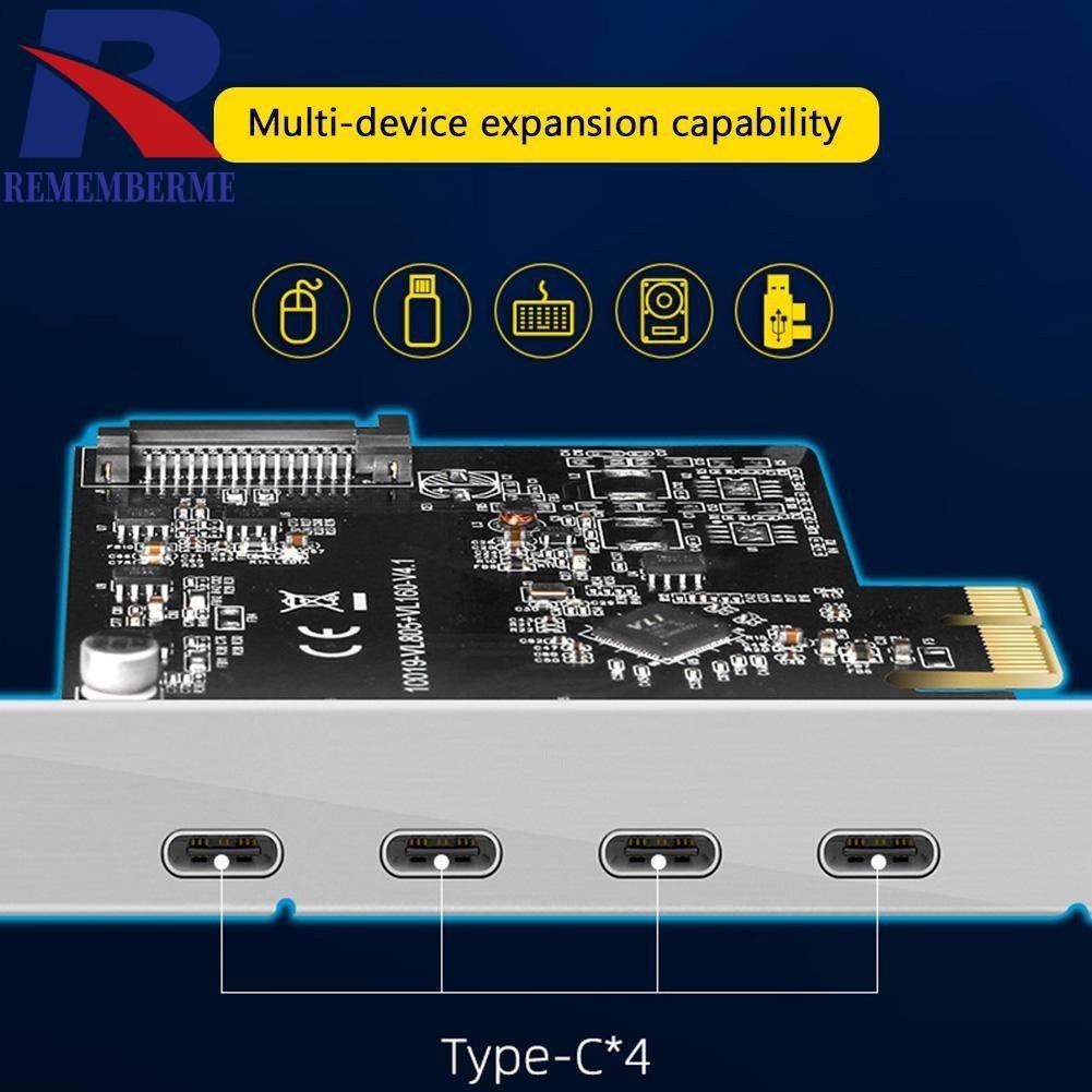 ♞,♘麥沃（MAIWO）KC019 PCI-E轉Type-c USB3.1擴展卡 type-c擴展塢