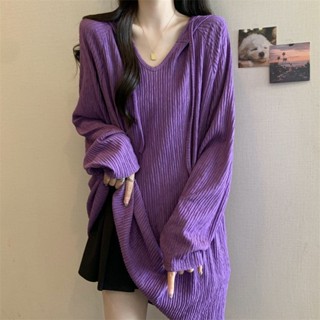【店鋪熱銷】特大碼150.0kg中長款連帽長袖t卹女春秋季新款韓版寬鬆顯瘦時尚上衣
