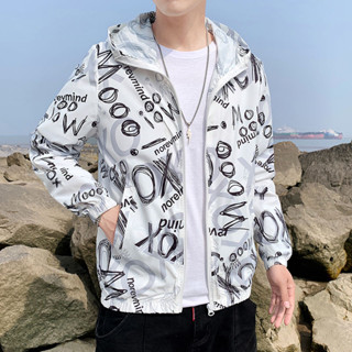男生衣著韓版外套 防曬衣男士夏季外套超薄款透氣運動防曬服夾克戶外冰絲釣魚皮膚衣