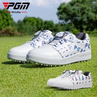 【PGM】新款兒童高爾夫球鞋青少年男童女童鞋子耐磨防水印花XZ241 體育運動