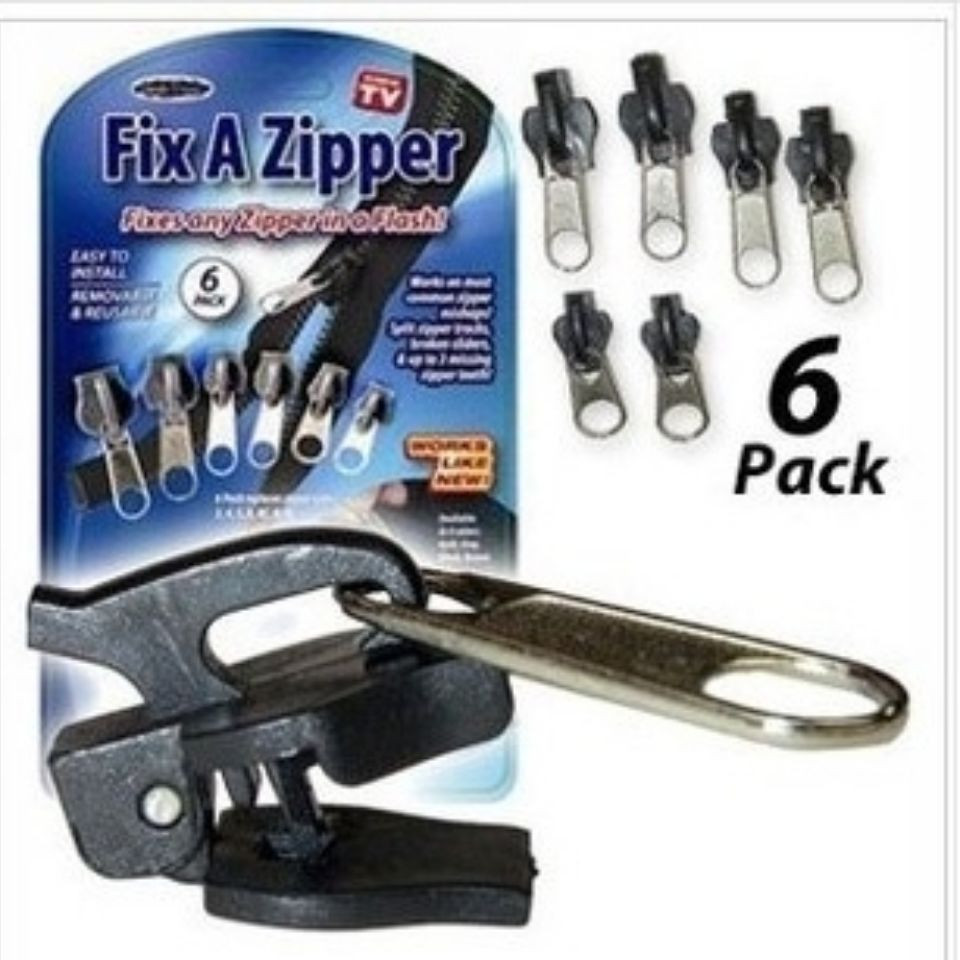 Fix A Zipper萬能多功能拉鍊頭  衣服配件 三種大小共6個