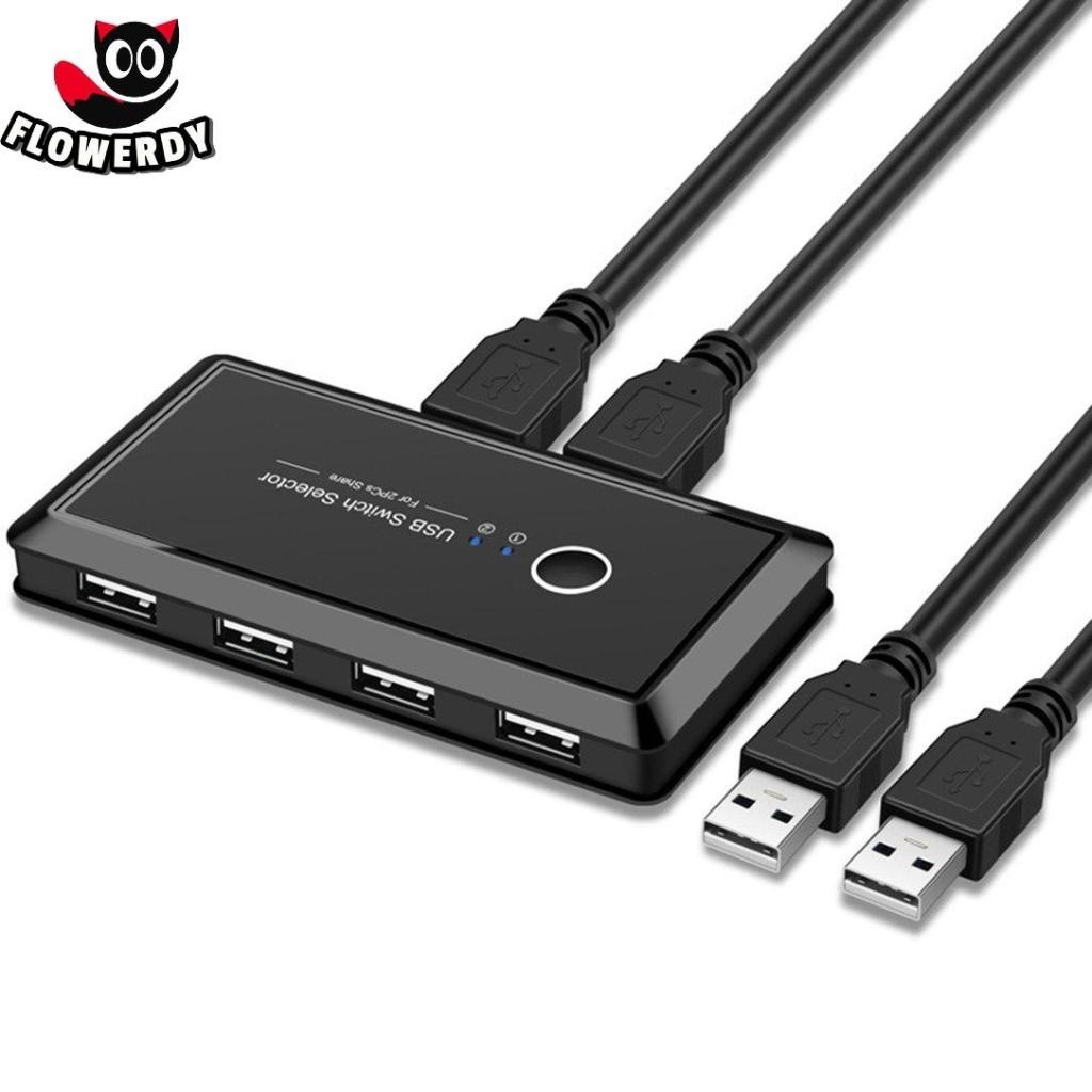 【蝦皮優選】 ♞,♘,♙USB KVM 切換器 USB 3.0 2.0 切換器 2 端口 PC 共享 4 設備切換器