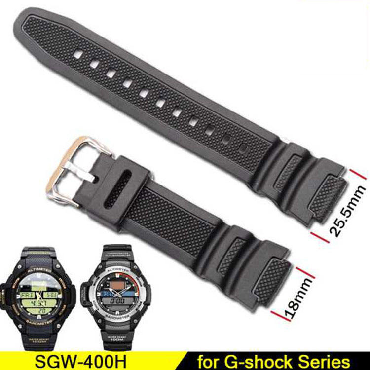 兼容卡西歐MRW-200H W-752手錶帶w-s210H,W-800H樹脂錶帶W-735H