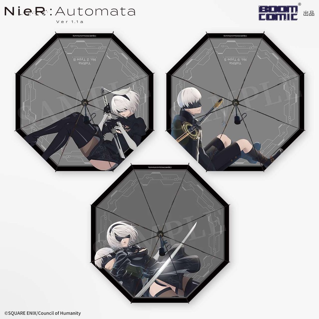 尼爾:自動人形 Ver 1.1a 晴雨傘 2B 9S 官谷周邊 尼爾周邊 動漫周邊