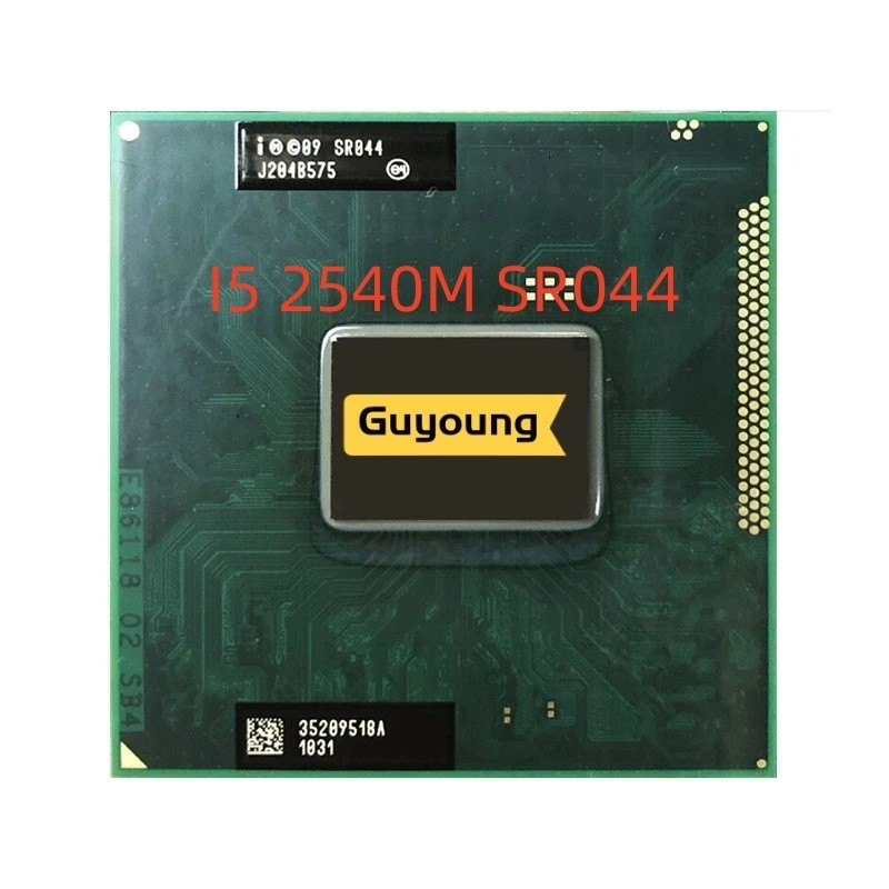 ♞,♘,♙酷睿i5-2540m處理器i5 2540M筆記本筆記本電腦CPU插座G2 rPGA988B SR044