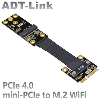 ♞,♘,♙[訂製]ADT-Link mini-PCIe 無線網絡卡轉接M.2 key A.E延長線 PCIe4.0/3.0