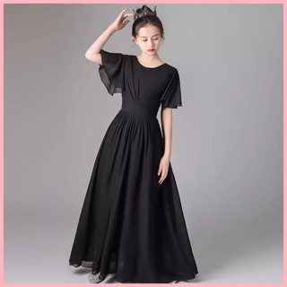 【寶島萬象集】 少女大童合唱服小提琴音樂會演奏鋼琴考級主持人表演晚禮服兒童 兒童洋裝禮服 宴會禮服 小花童禮服