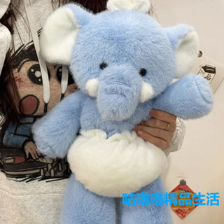動物玩偶 大象玩偶奔跑小象毛絨玩具柔軟睡覺抱枕送男女孩子生日禮物