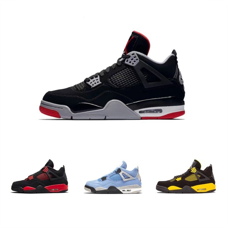 Nk Air jor dan 4 retro 4 AJ4 Jordan 4代同款男女運動休閒鞋情侶鞋