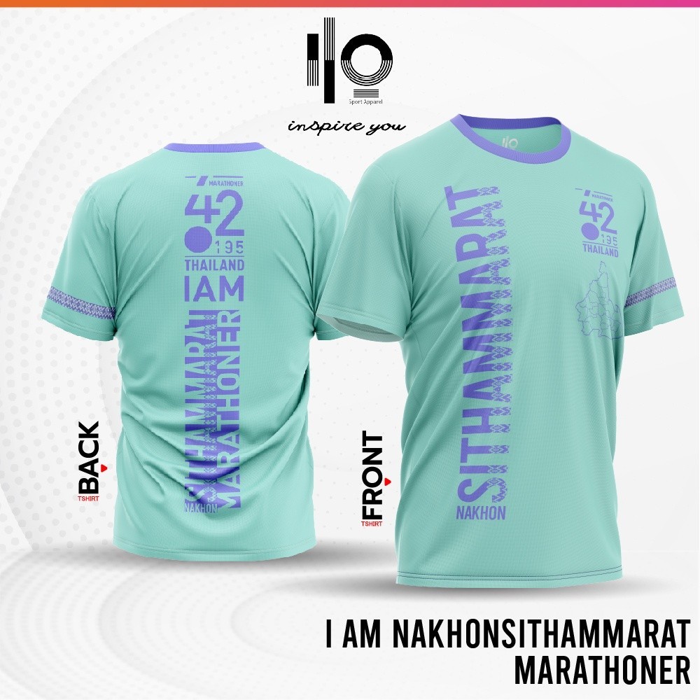 Nakhon Si Thammarat 馬拉松 T 恤圓領短袖 T 恤 2024