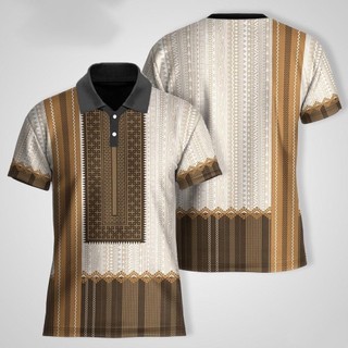 男士 Barong Polo 衫 Polo 衫男士 Vintage Polo 衫民族 Polo 衫 Oversize R