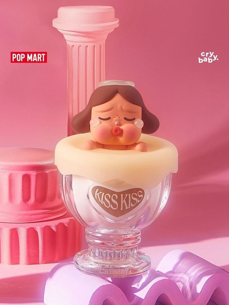 『100%正品-防偽可查』  POPMART泡泡瑪特CRYBABY愛神的眼淚系列香氛蠟燭盲盒擺件家用室內