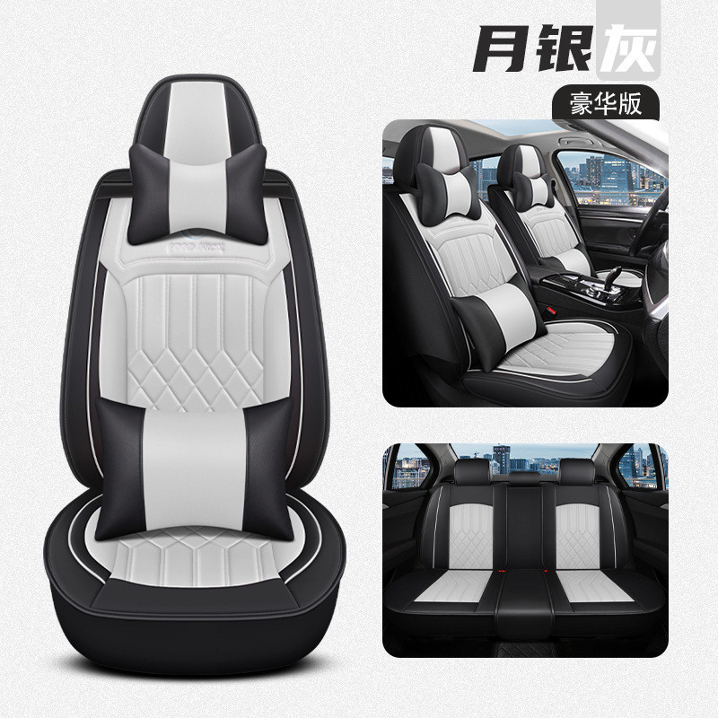 豐田 定制適合汽車座椅套 PU 皮革全套前座 + 後座可用於 Hilux Toyota Spirior W211 Alt
