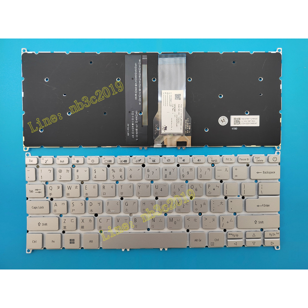 ACER 宏碁 Swift X N20C12 SFX14-41G-R4ES SF314-43 N20H3 繁體中文鍵盤