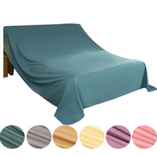 組合沙發套落布厚滌綸超大號雙人沙發家具保護套防塵罩適用於室內