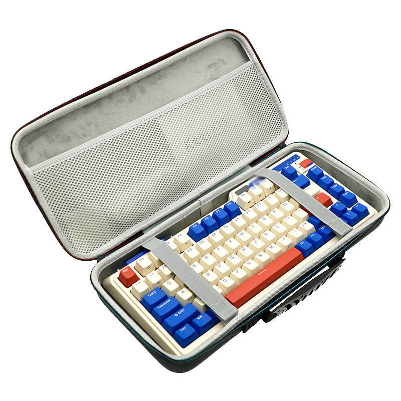 適用 珂芝k75機械鍵盤收納包82鍵位75配列保護盒K87K68手提硬殼袋