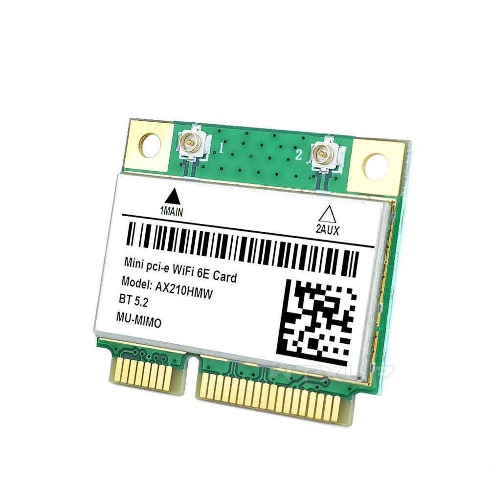 ♞Intel AX200 AX210 WIFI6E 5G千兆內置無線網卡MINI PCIE 藍5.2