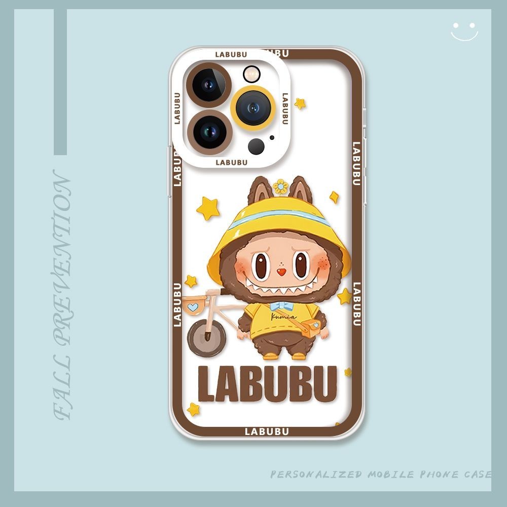 labubu卡通手機殼適用紅米note12turbo小米civic4pro蘋果12榮耀80