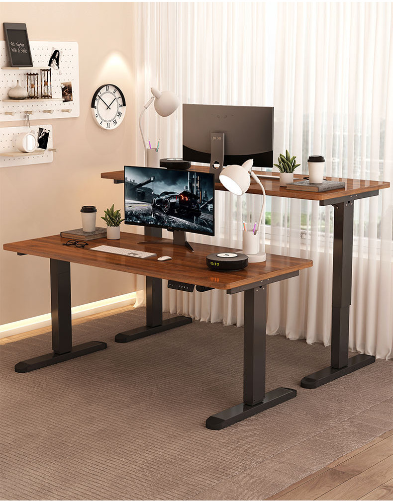 熱銷❀- 電動升降桌辦公桌單電機桌腳桌架智慧電腦桌電動電競桌支架腳架