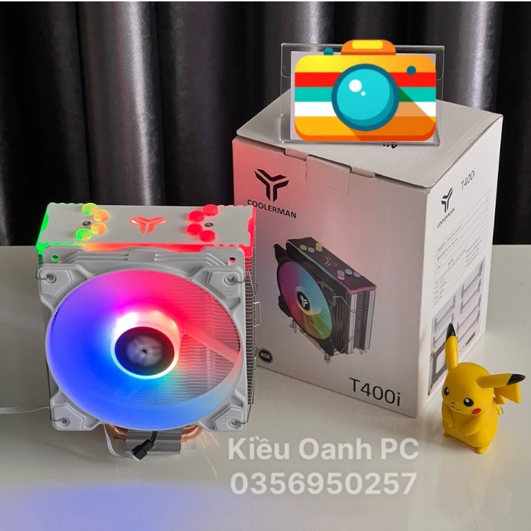 ♞Coolman T400i RGB RGB Cpu 散熱器