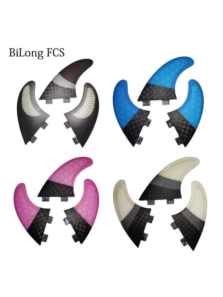 清倉衝浪板尾鰭BiLong FCS fin三片裝玻璃纖維材質短板尾舵魚鰭
