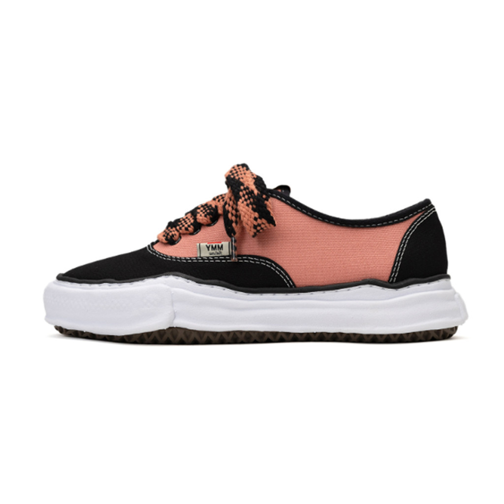 [FLOMMARKET] MMY BAKER OG Sole Bicolored Canvas Low-top 帆布黑粉