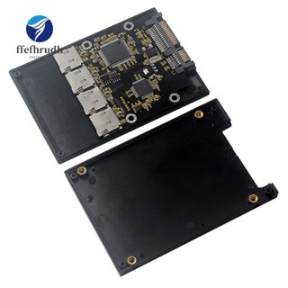 ♞,♘2.5寸4 TF轉SATA轉接卡,自製SSD固態硬盤,用於Micro-SD轉SATA組RAID卡