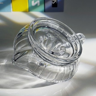 夏季便捷式榨汁器 水果榨汁器 玻璃壓榨擠汁器家用手動擠壓檸檬汁工具
