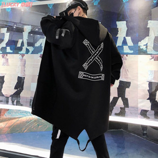 當天出貨 風衣外套 風衣男 中長款韓版風衣外套 休閒寬鬆男外套