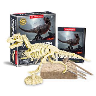 2024新DIY 考古挖掘侏羅紀 動物模型骨架 模擬恐龍玩具 益智拼裝 益智訓練動手能力 創意學習用具