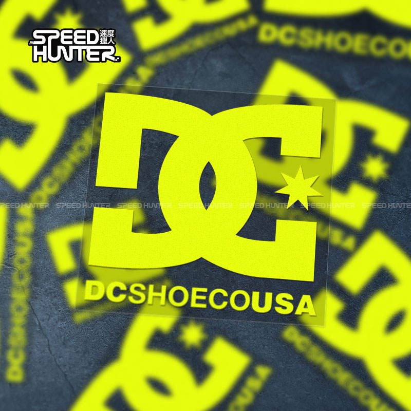 新品 免運>> DCSHOECOUSA DC 潮牌標誌 汽車貼紙 個性車身劃痕貼 反光貼花
