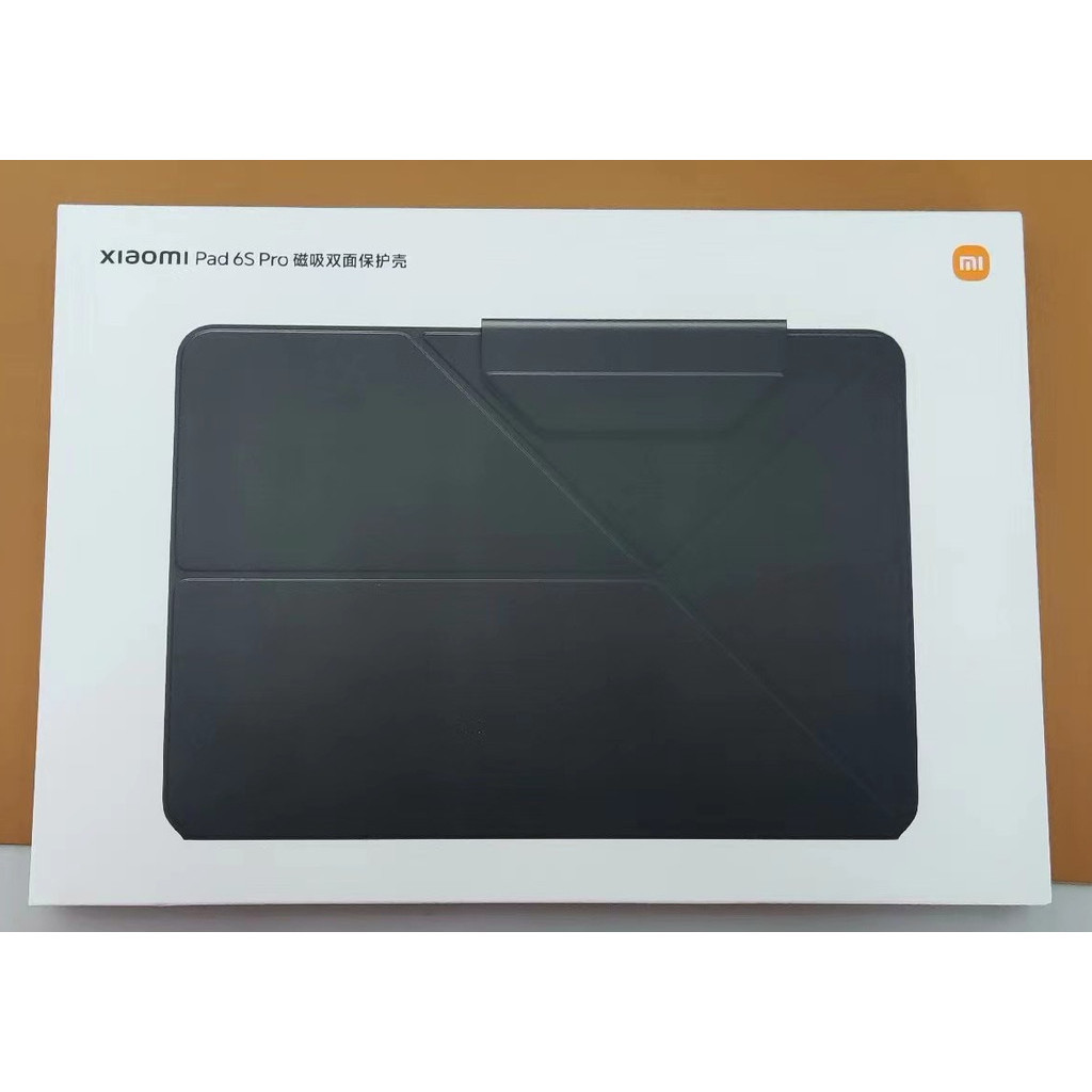 ♞,♘,♙Xiaomi Pad 6S Pro 磁吸雙面保護套智能全包防摔鍵盤帶筆槽皮套保護殼