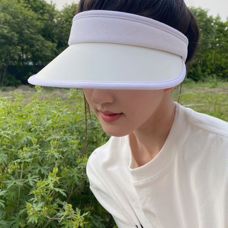 【❖fel】 晚晚同款 遮陽帽女 棒球帽 空頂帽女 韓國女UV防紫外線 騎乘旅遊防曬 戶外 太陽帽