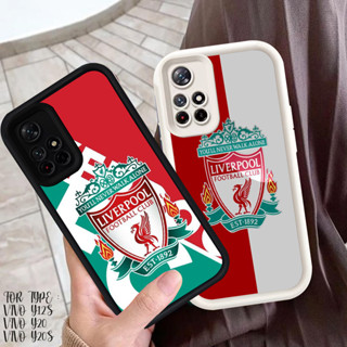 REDMI XIAOMI J-35 L-利物浦足球 fc 黑色白色軟矽膠殼適用於小米紅米 Note 11S 11T 11
