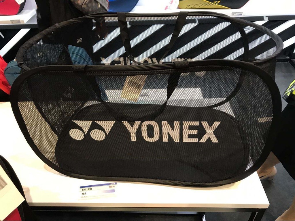 官網YONEX尤尼克斯yy羽毛球包 BA213CR 摺疊訓練收納網袋車後備箱