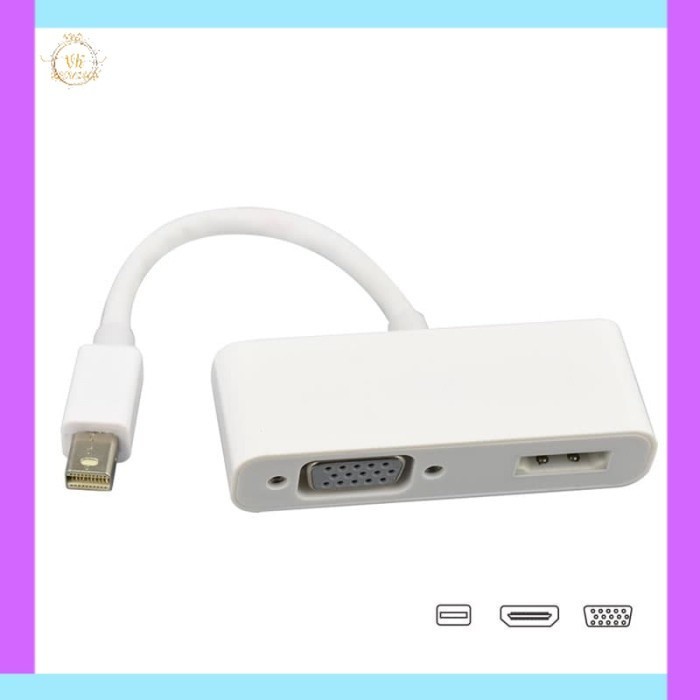 【蝦皮優選】 ♞,♘Thunderbolt 電纜 Mini DP 顯示端口 Displayport 轉 HDMI VGA