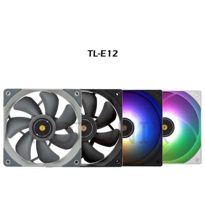 ♞,♘Thermalright TL-E12 120mm 風扇 ARGB PWM 高性能風扇,適用於 PC 機箱和冷卻器