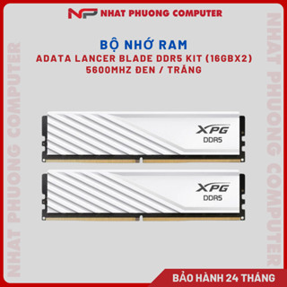 ♞Ram ADATA LANCER BLADE DDR5 套件 (16GBx2) 5600Mhz 黑色/白色全新
