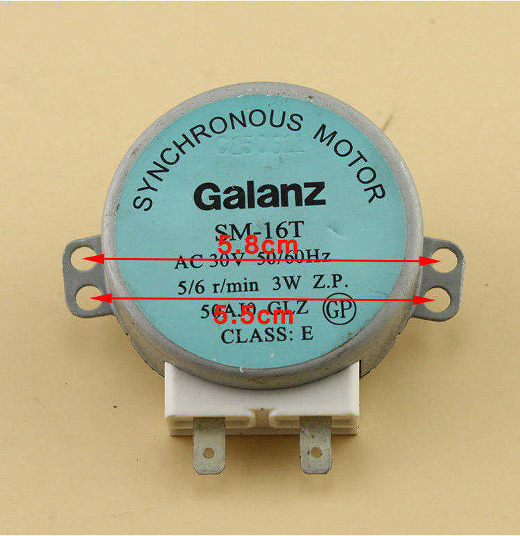 微波爐馬達 全新格蘭仕微波爐配件轉盤電機SM-16T通用GAL-5-30-TD 30V 3W