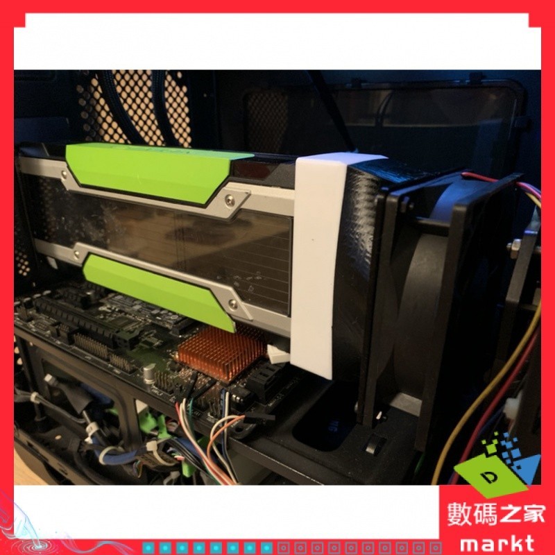 【蝦皮優選】 ♞,♘,♙【現貨 正品保固】NVIDIA Tesla P40 P100 M40顯卡改裝主動散熱風扇組件9C