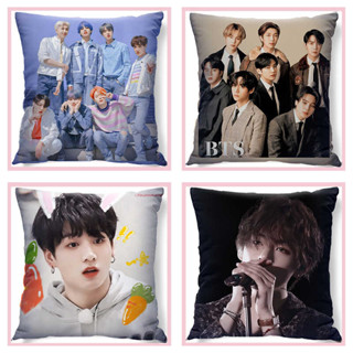 BTS防彈少年團抱枕金泰亨田柾國周邊明星同款diy生日禮物靠枕 e98
